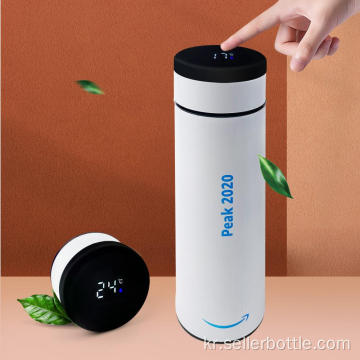 420ml 스테인레스 솔리드 컬러 Led 디스플레이 진공 텀블러